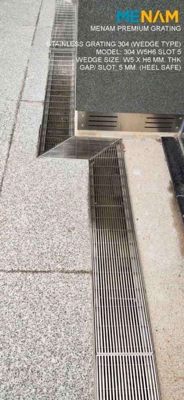 Metance Grating Menam Stainless Entrance Grating - menamgrating